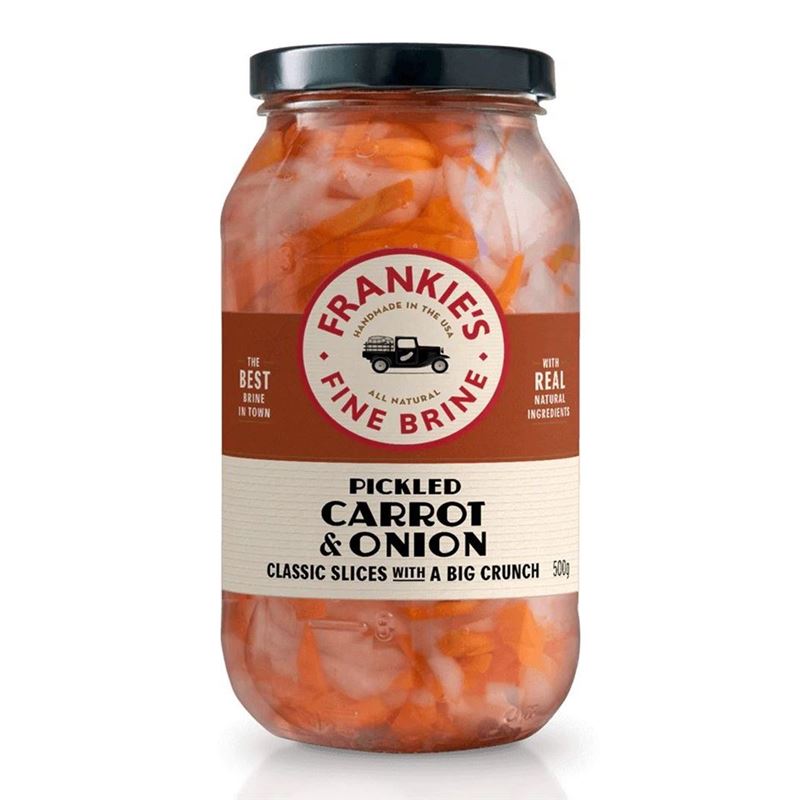 Frankies Fine Brine – Pickled Carrot & Onion 500g (Product of the U.S.A)