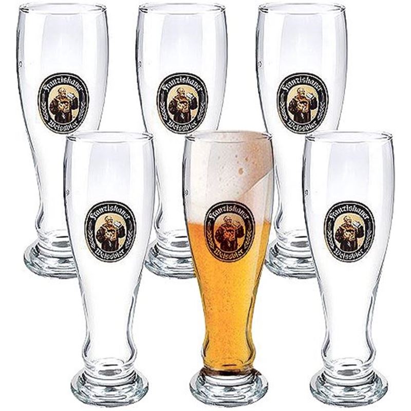 Rastal – Franziskaner Weissbier German Designed Wheat Beer Glass 500ml Set of 6