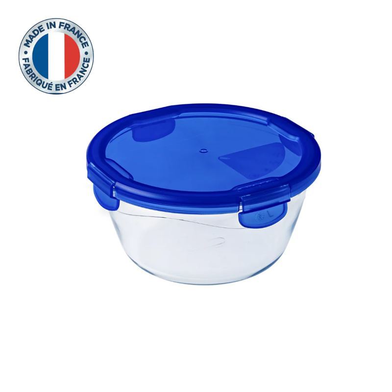 Pyrex – Cook & Go 700ml Round Storage Container with Leakproof Lid 15x8cm (Made in France)