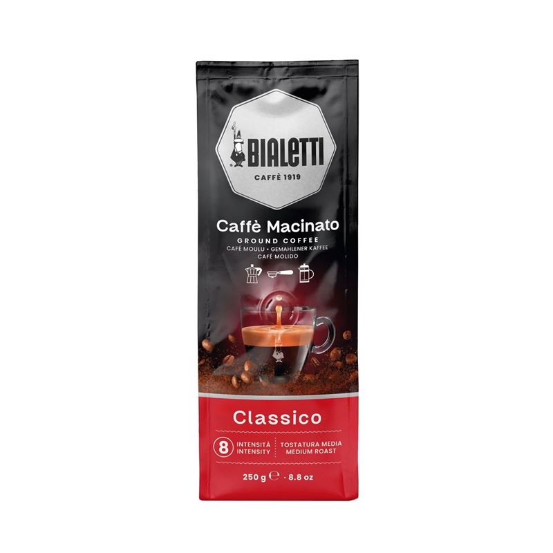 Bialetti – Ground Coffee Classico 250g (Made in Italy)