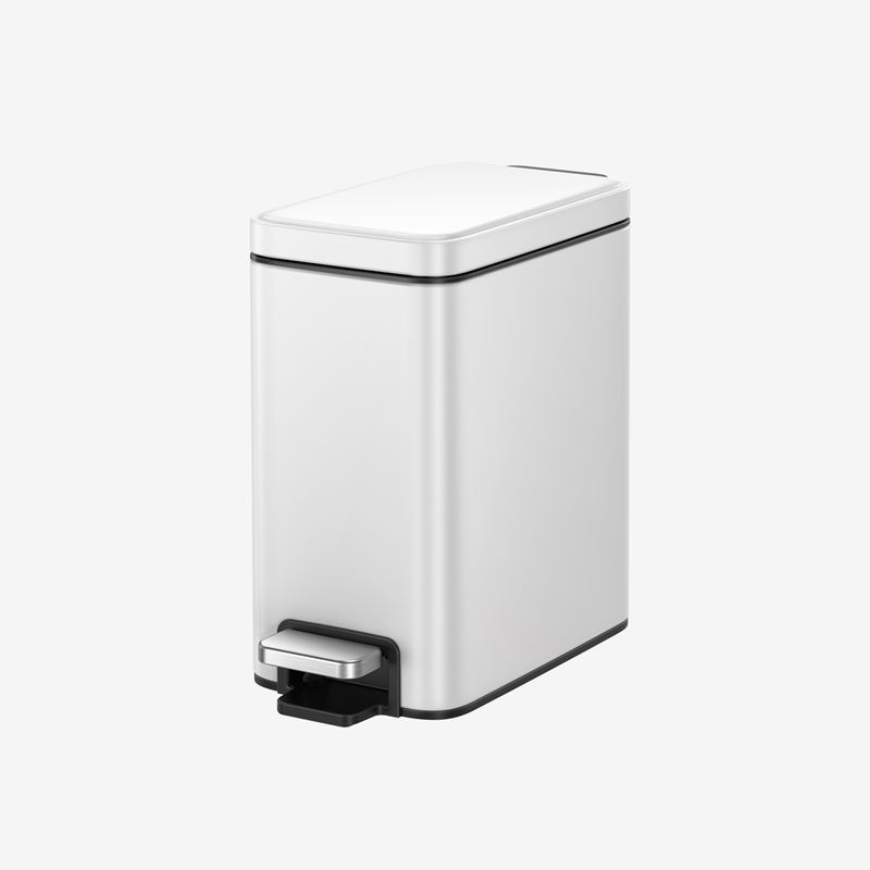Eko – Step Bin with Soft Close 5Ltr Matte White