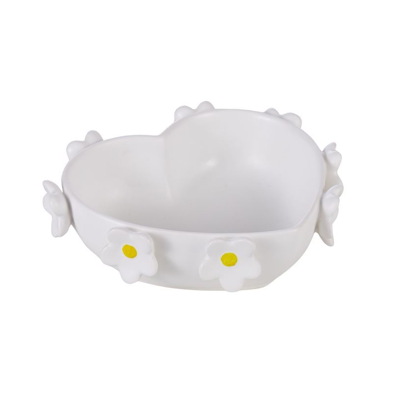 Emporium – Lily White Heart Dish 16.8x15x5.4cm