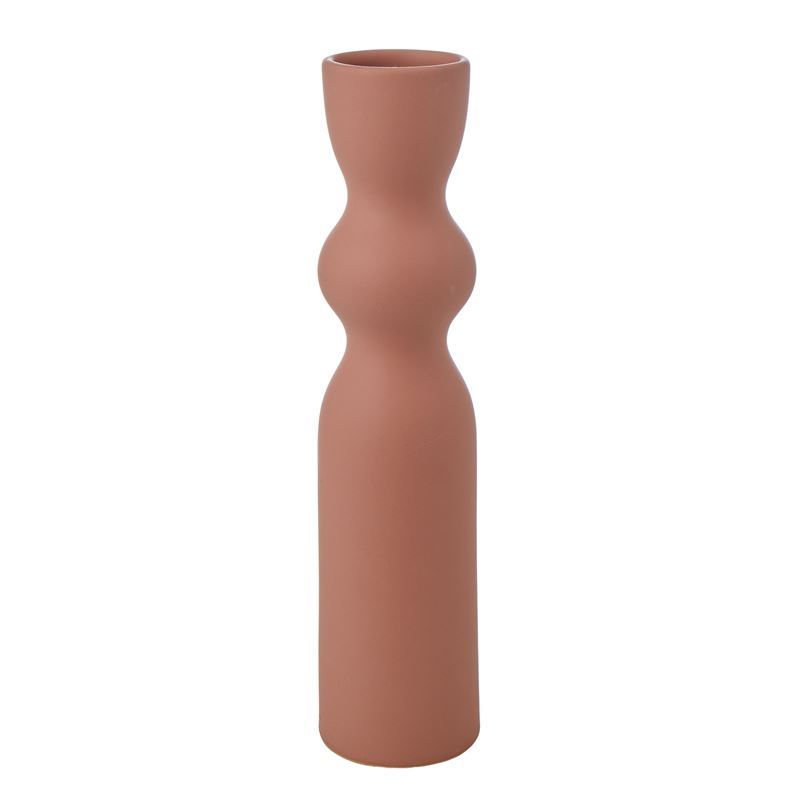 Emporium – Sculptural Ceramic Vessel Rust 34.5x8cm