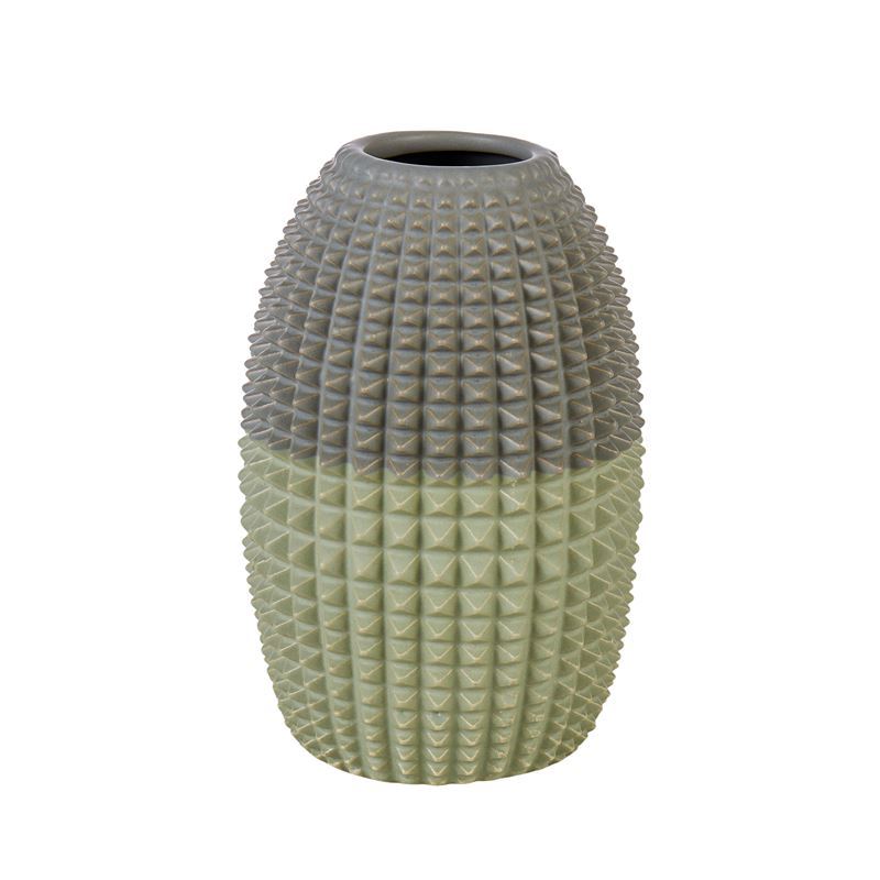 Emporium – Bez Two Tone Vase Green 10x15cm