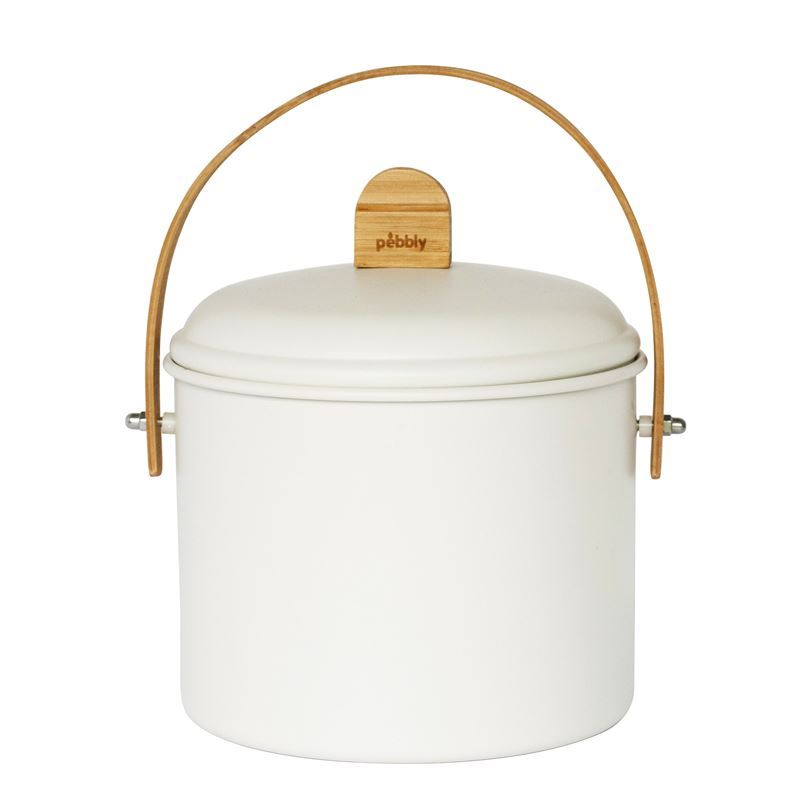 Pebbly – Compost Bin 3.5Ltr Cream