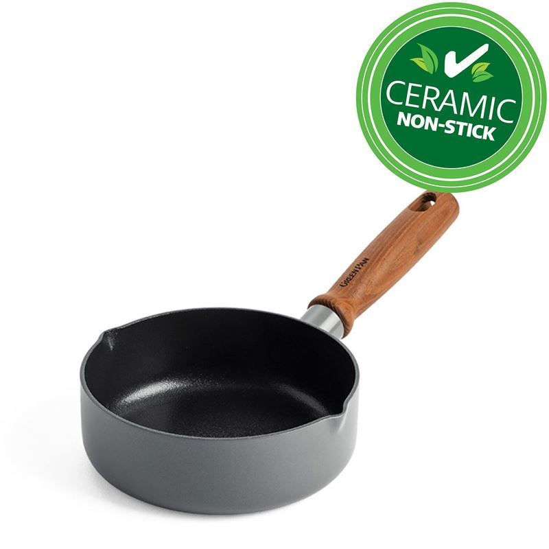GreenPan – Mayflower Pro Thermolon Infinity CERAMIC Non-Stick Induction 16cm Open Saucepan with Spouts 1.08Ltr