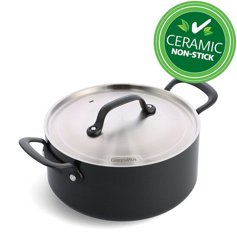 GreenPan – Craft Thermolon CERAMIC Non-Stick 24cm Covered Casserole 4.9Ltr