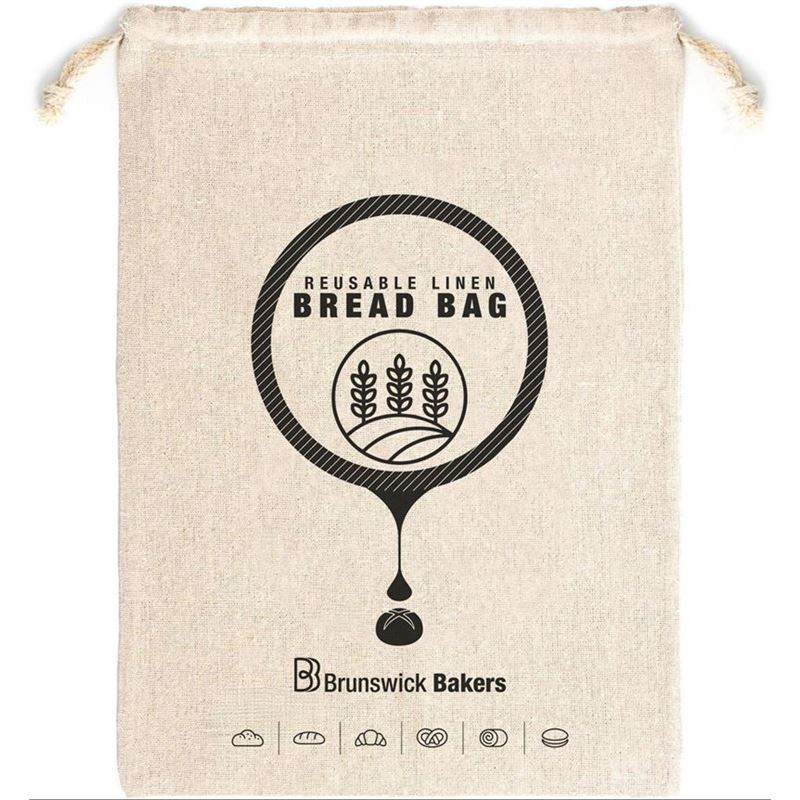 Brunswick Bakers – Cotton Bread Bag 30x40cm with Drawstring