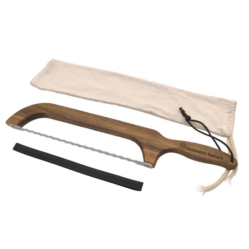 Brunswick Bakers – Acacia Wood with Stainless Steel Blade Bread Bow