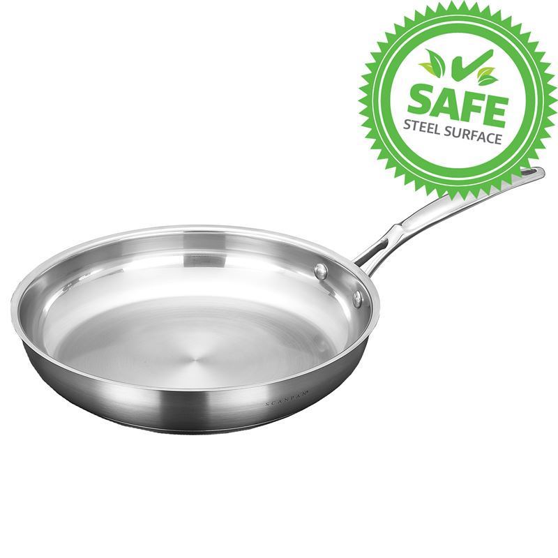 Scanpan – Satin 18/10 Stainless Steel Induction Frypan 30cm