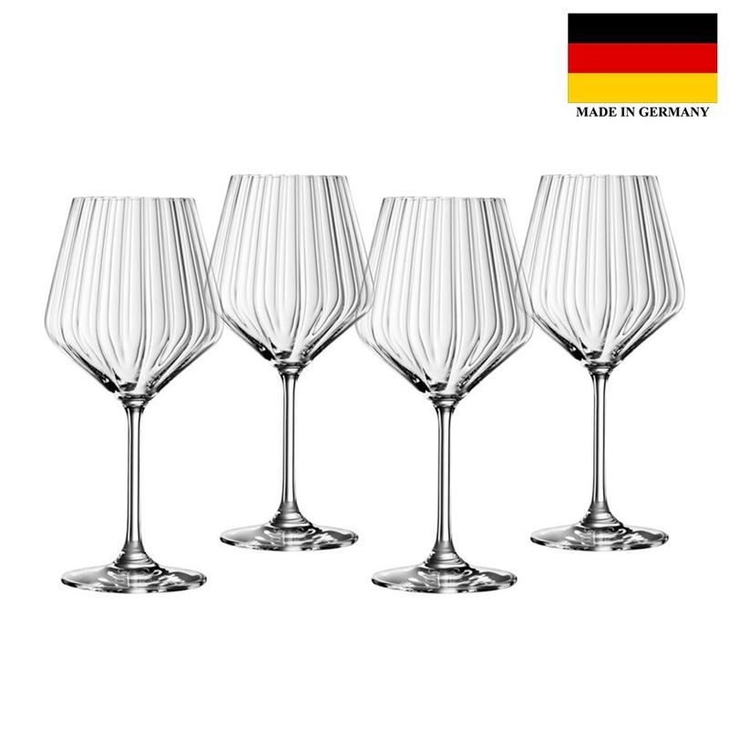Spiegelau – Lifestyle Burgundy 640ml Set of 4 (Made in Germany)