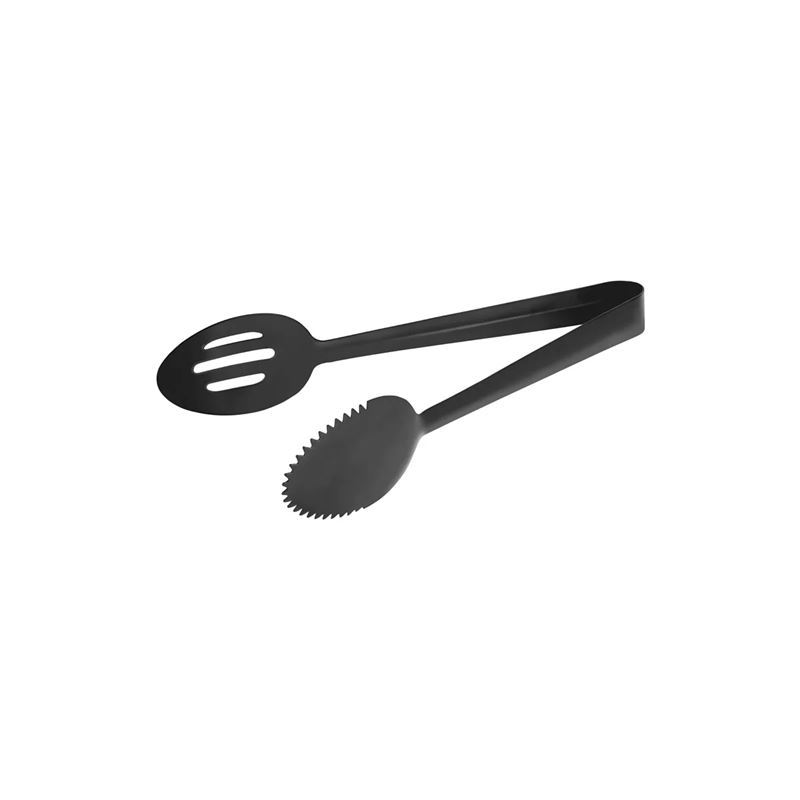Tablekraft – Spoon Tongs Slotted 24.5cm Gunmetal