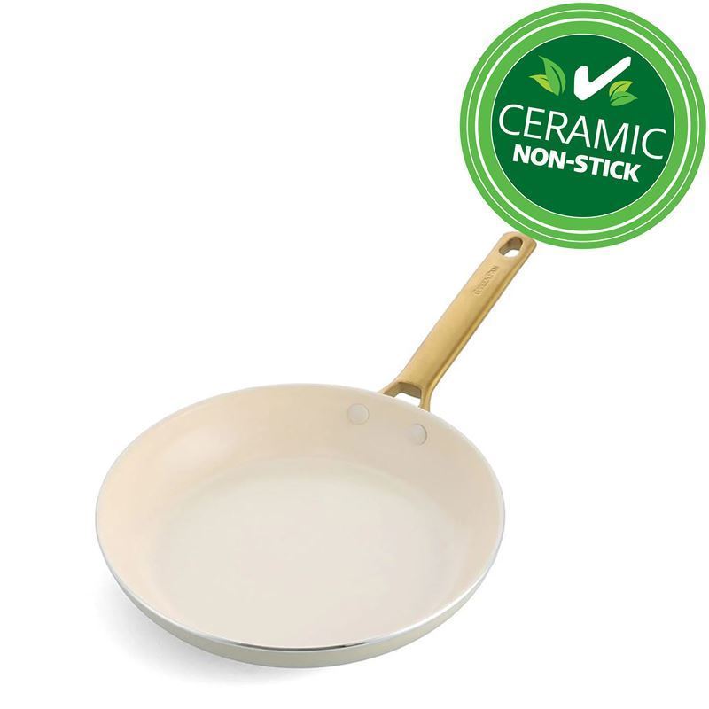 GreenPan – Padova CERAMIC Non-Stick Induction Cream White Frypan 24cm