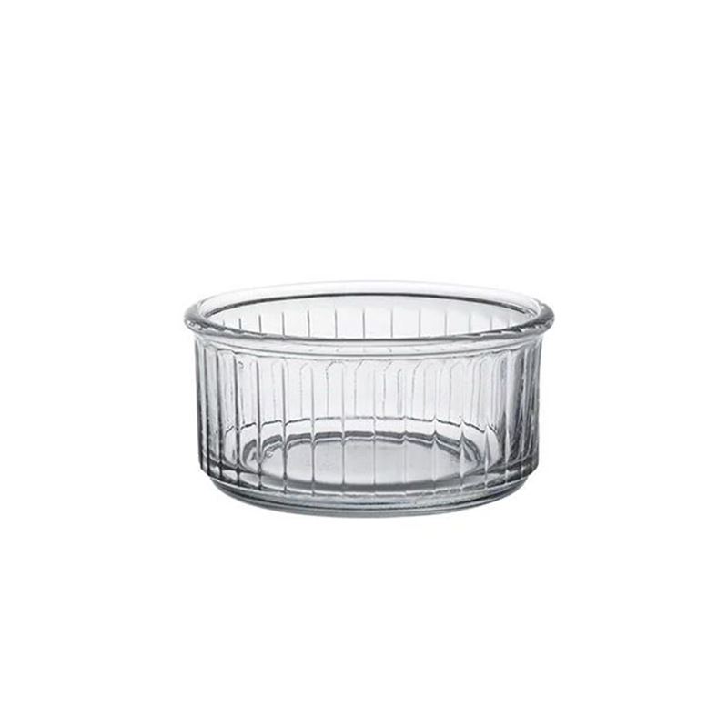 Duralex – Ovenchef Round Ribbed Ramekin 10x5cm 210ml Set of 4 (Made in France)
