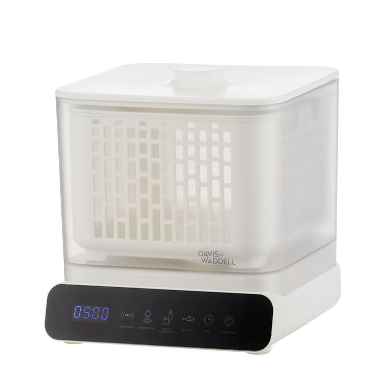 Davis & Waddell – 4Ltr Food Purifier Ultrasonic Cleaner White