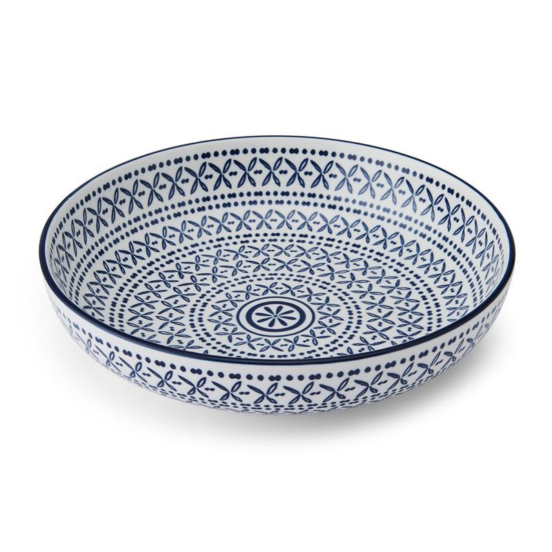 Mikasa – Coupe Pasta Dinner Bowl 21cm Blue Mediterranean