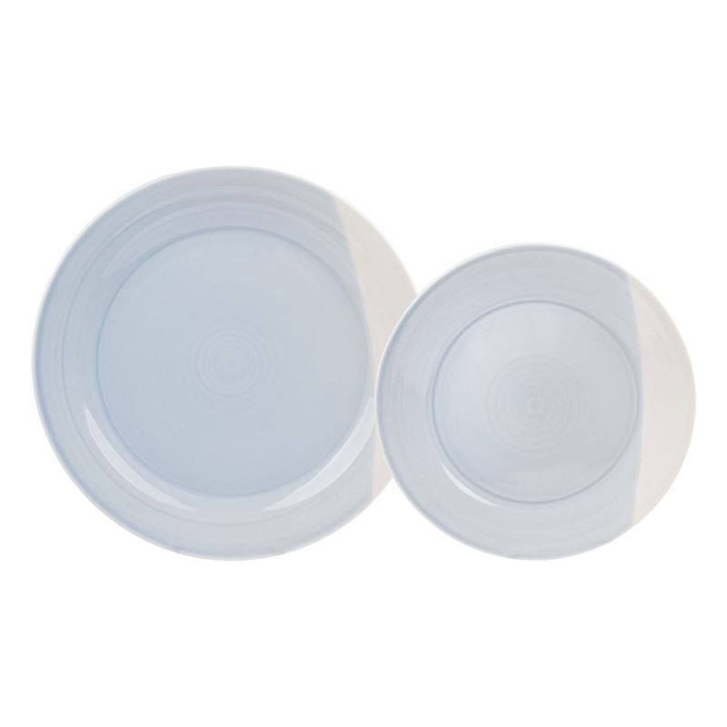 Royal Doulton – 1815 Blue 29cm Dinner and 24cm Luncheon Plate Set of 2