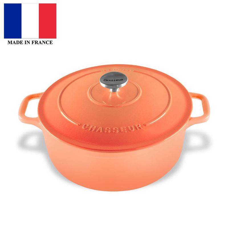 Chasseur Cast Iron – Salmon Round French Oven 26cm 5Ltr (Made in France)