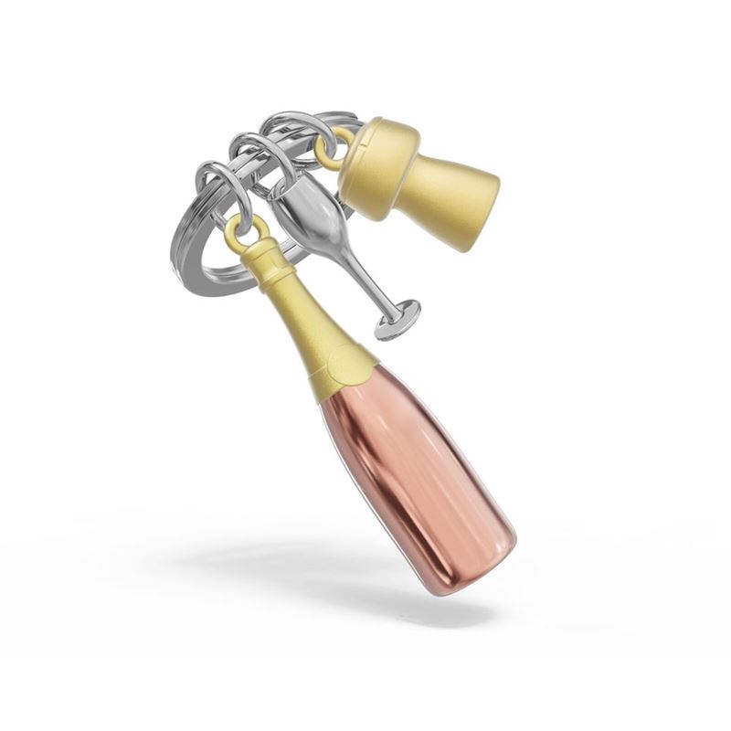 Meta[l]morphose – Champagne Pearl/Rose Gold Key Chain