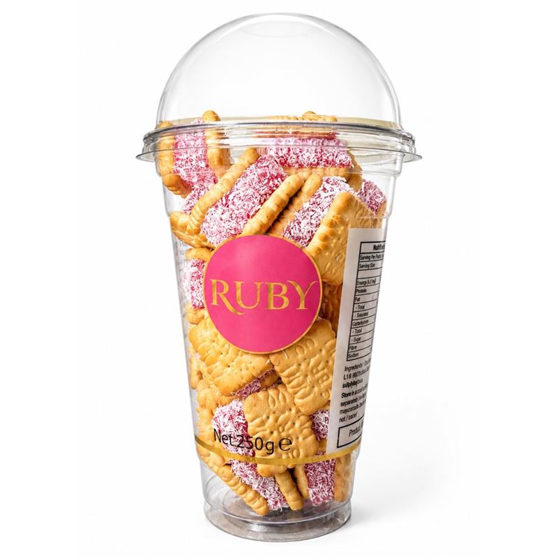 Ruby – Mini Biscuit Pinched Rose Turkish Deligh Cups 250g