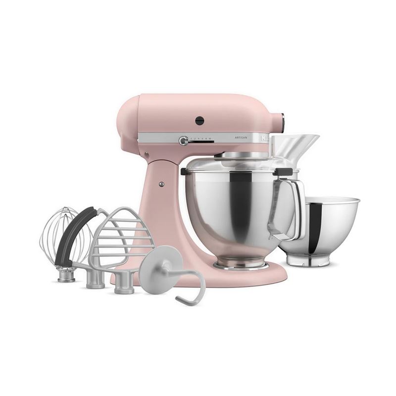 KitchenAid – Artisan KSM195 Tilt Head Stand Mixer 4.7Ltr Feathered Pink