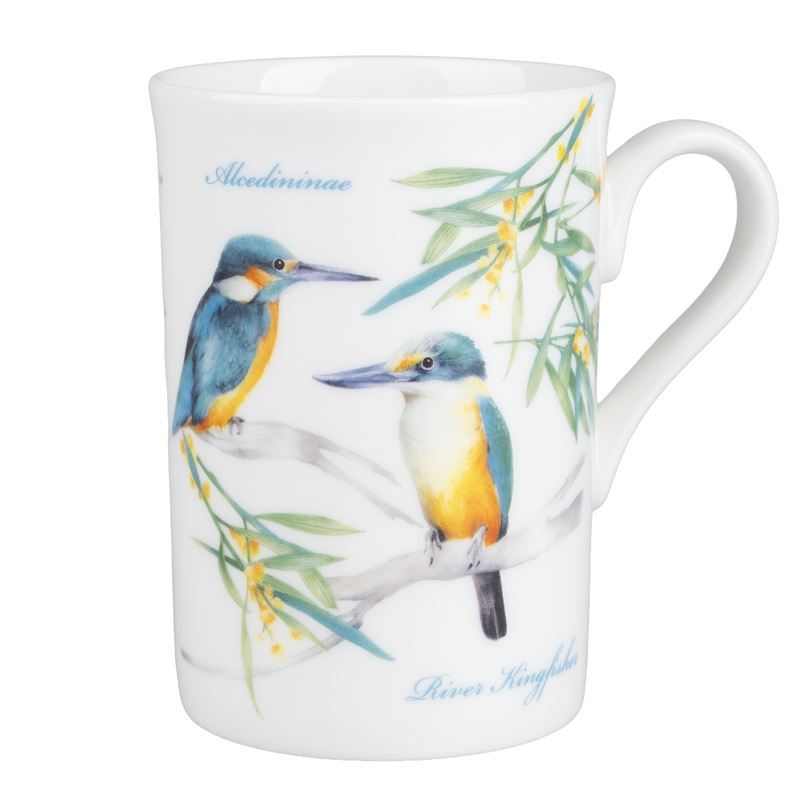 Dan Samuels Australia – River Kingfisher Fine Bone China Mug 300ml