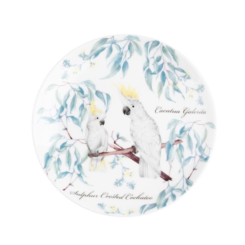 Dan Samuels Australia – Sulphur Crested Cockatoo Fine Bone China Plate/Coaster 10cm