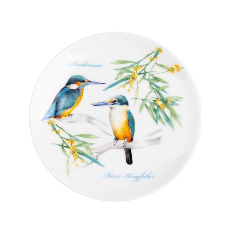 Dan Samuels Australia – River Kingfisher Fine Bone China Plate/Coaster 10cm