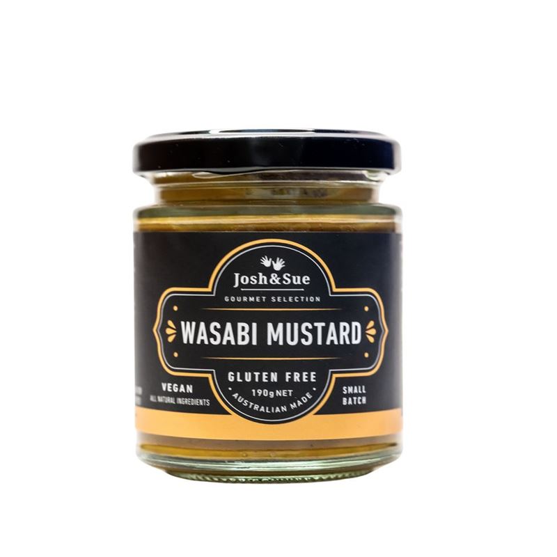 Josh & Sue – Wasabi Mustard 190g (Product of Australia)