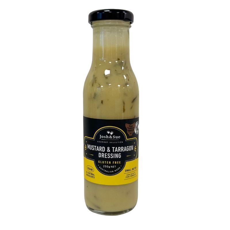 Josh & Sue – Mustard & Tarragon Dressing 250ml (Product of Australia)