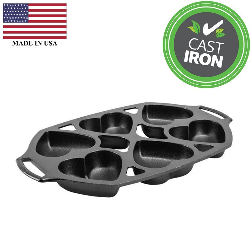Lodge – Cast Iron 6 Mini Heart Pan (Made in the U.S.A)