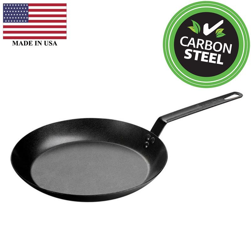 Lodge – Seasoned Carbon Steel 30.5cm Skillet (Made in the U.S.A)