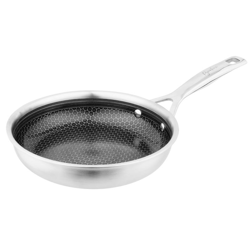 Pyrolux – Pyrohex Tri-Ply Brushed Stainless Steel CERAMIC Non-Stick Frypan 28cm