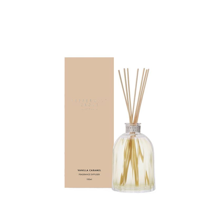 Peppermint Grove – Vanilla Caramel Mini Fragrance Diffuser 100ml