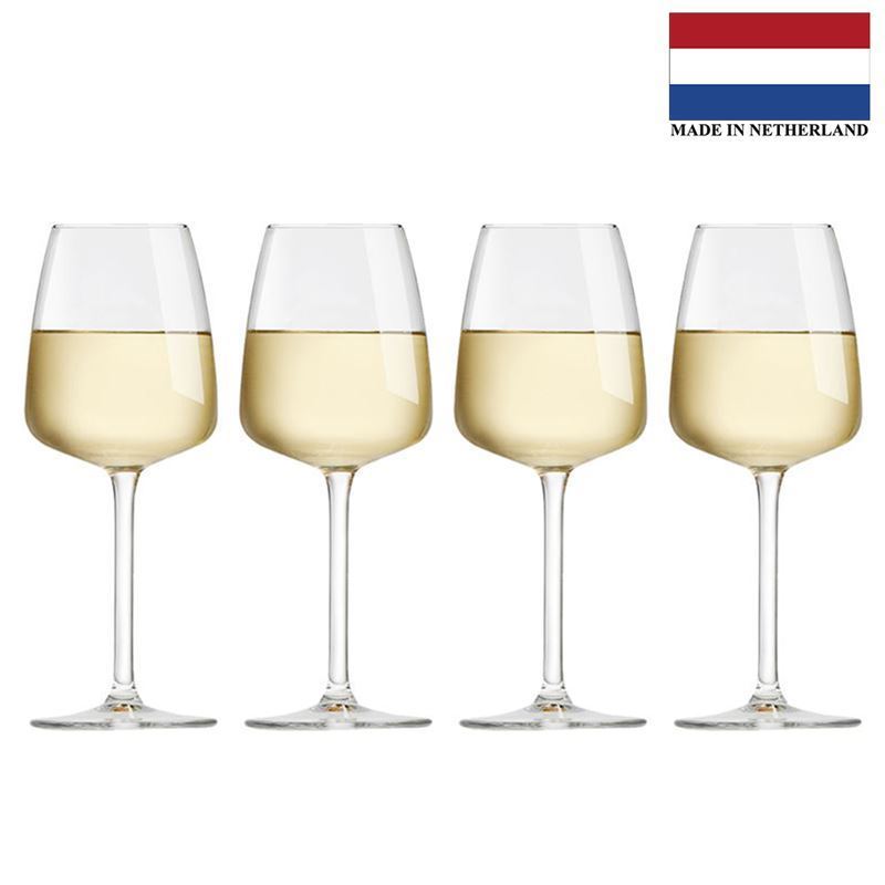 Royal Leerdam – Indigo White Wine 310ml Glass Set of 4 (Made in The Netherlands)