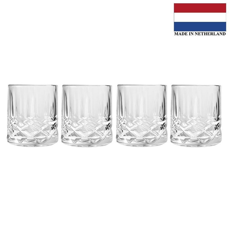 Royal Leerdam – Splendor Shot Glass 80ml Set of 4 (Made in the Netherlands)