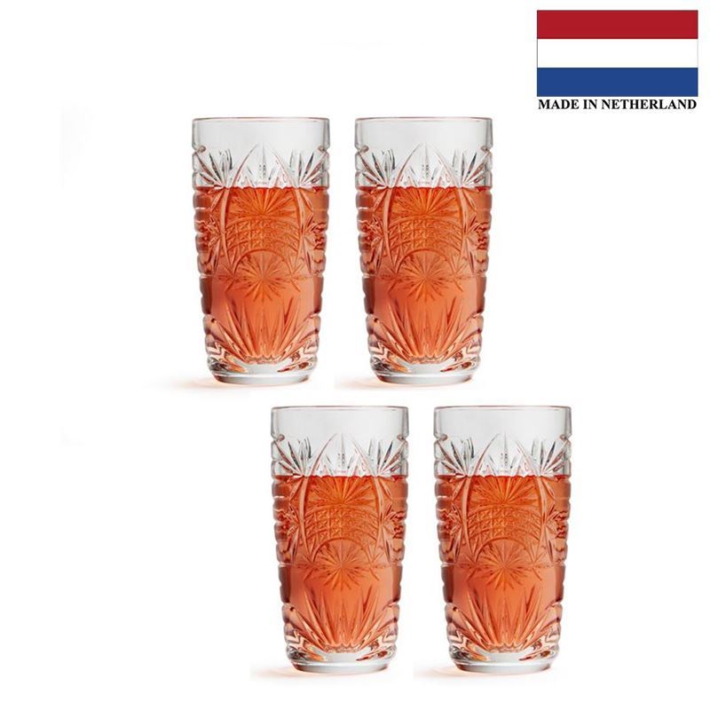 Royal Leerdam – Starla Long Drink 370ml Set of 4 (Made in the Netherlands)