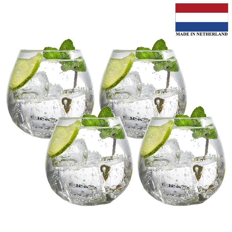 Royal Leerdam – Vinetto Stemless Wine Goblet Large 590ml Set of 4 (Made in The Netherlands)