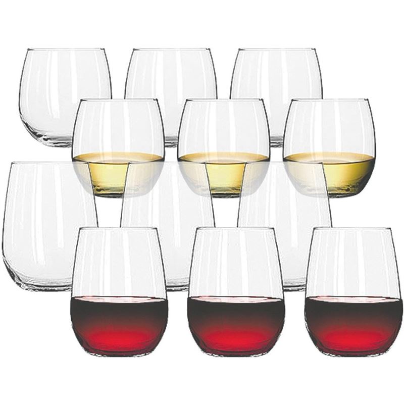 Royal Leerdam – Vinetto Stemless Goblets Set of 12 (Made in Portugal)