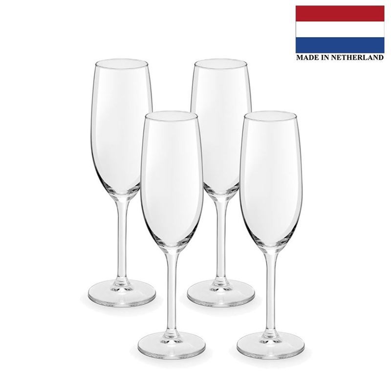 Royal Leerdam – Levin Champagne 220ml Set of 4 (Made in the Netherlands)