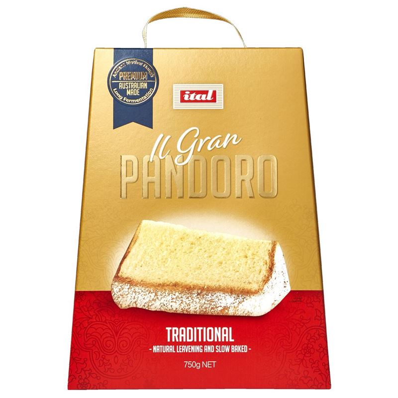 Ital – Gold Pandoro Traditional 750g (Made in Australia)