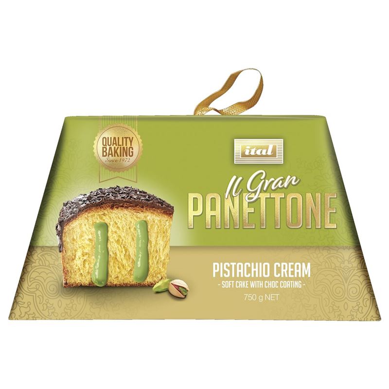 Ital – Panettone Pistachio Cream 750g (Product of Australia)
