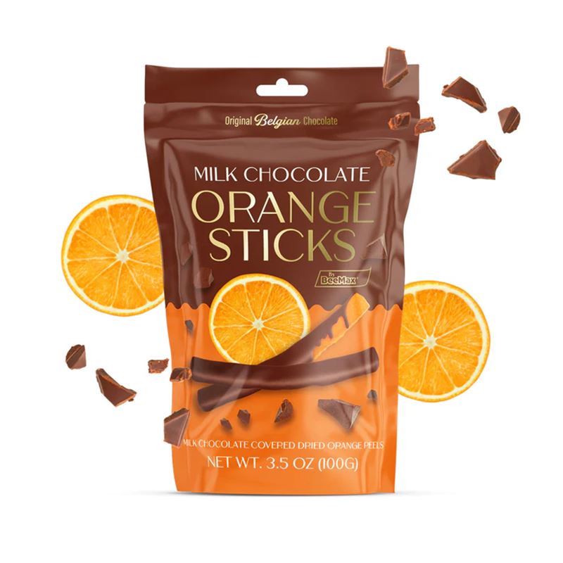 BeeMax – Milk Chocolate Covered Orange Sticks (Product of Türkiye)