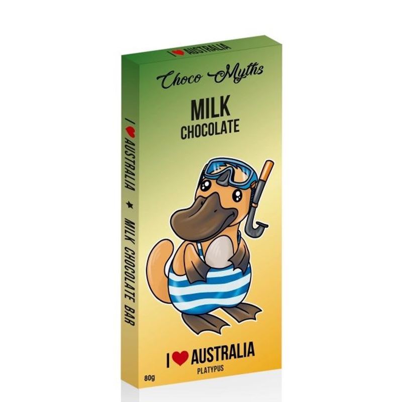Choco Myths – Milk Chocolate Block 80g Platypus