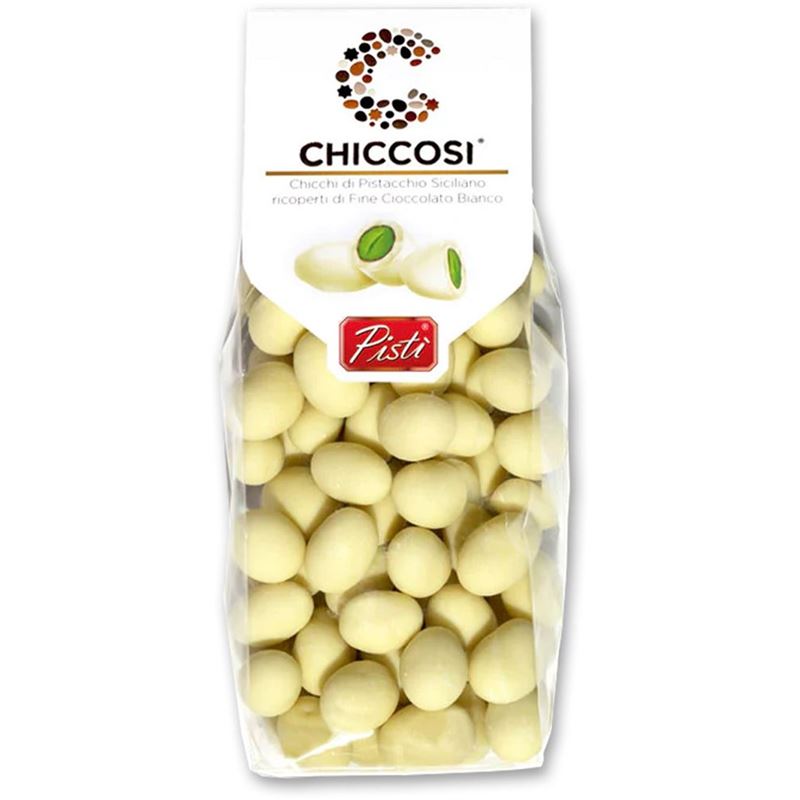 Pisti – Chiccosi White Chocolate Coated Pistachios 200g