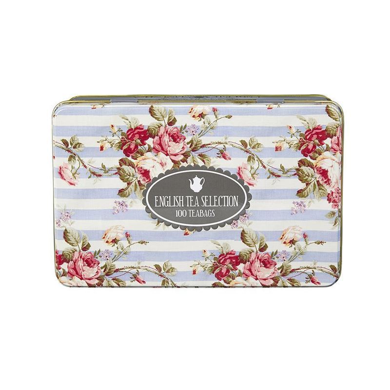 New English Teas – Vintage Floral Selection 100 Tea Bag Tin