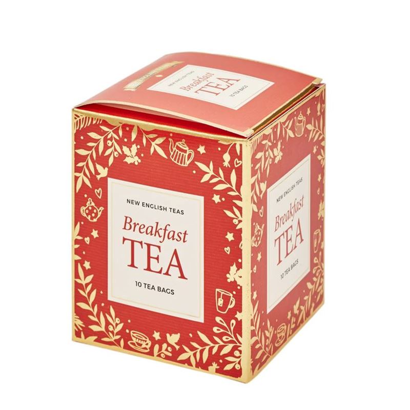 New English Teas – 10 Tea Bag English Breakfast Red Box