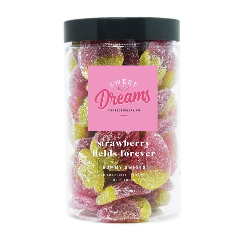 Sweet Dreams Confectionary Co. – Gummy Sweets Jar Strawberry Fields Forever 360g