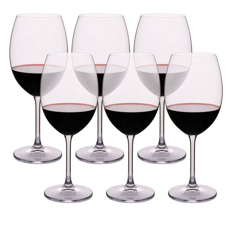 Bohemia – Colibri Red Wine 580ml Set of 6 (Made in the Czech Republic)
