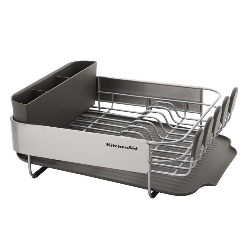 KitchenAid – Compact Dish Drying Rack Charcoal Grey